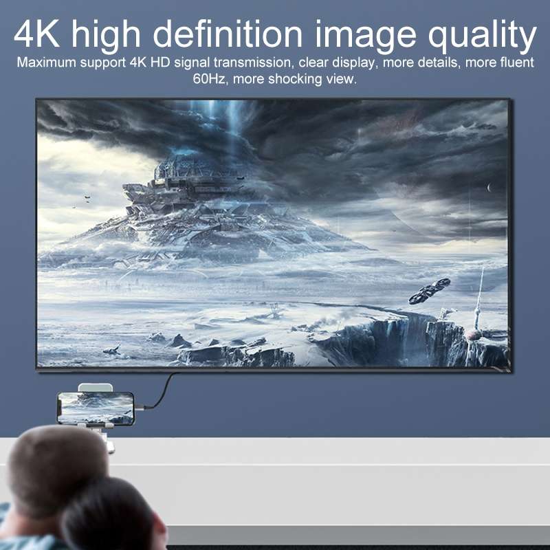 2 in 1 4K 60Hz Mini DP Male to USB-C / Type-C Charging + USB-C / Type-C Female Adapter