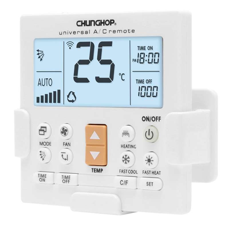 CHUNGHOP K-650E Universal LCD Air-Conditioner Remote Controller with Bracket
