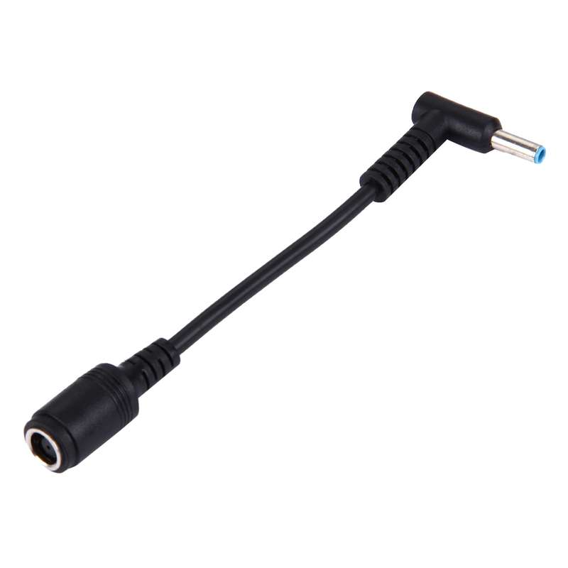 4.5 x 3.0mm Bent Male to 7.4 x 5.0mm Female Interfaces Power Adapter Cable for Laptop Notebook, Leng