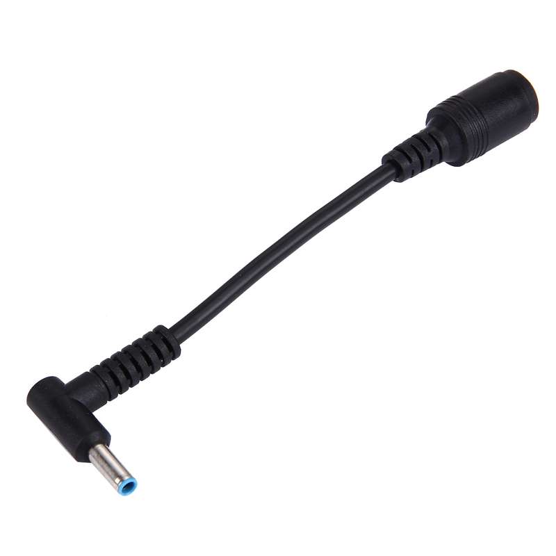 4.5 x 3.0mm Bent Male to 7.4 x 5.0mm Female Interfaces Power Adapter Cable for Laptop Notebook, Leng