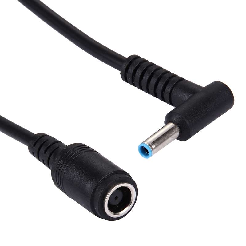 4.5 x 3.0mm Bent Male to 7.4 x 5.0mm Female Interfaces Power Adapter Cable for Laptop Notebook, Leng