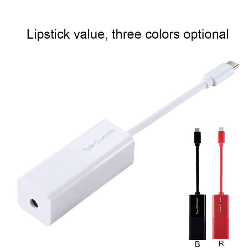 Laptop Power Adapter 65W USB-C / Type-C Converter to 6 in 1 Power Adapter (White)