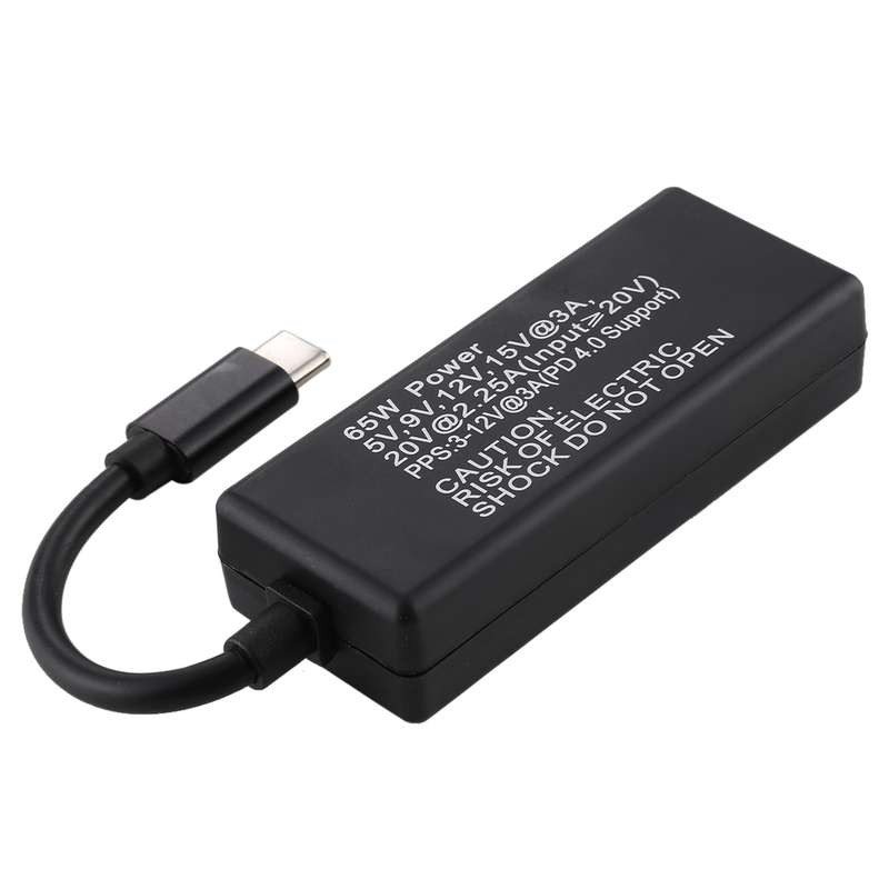 65W 5 Pin MagSafe Series to USB-C / Type-C Converter for MacBook (White)