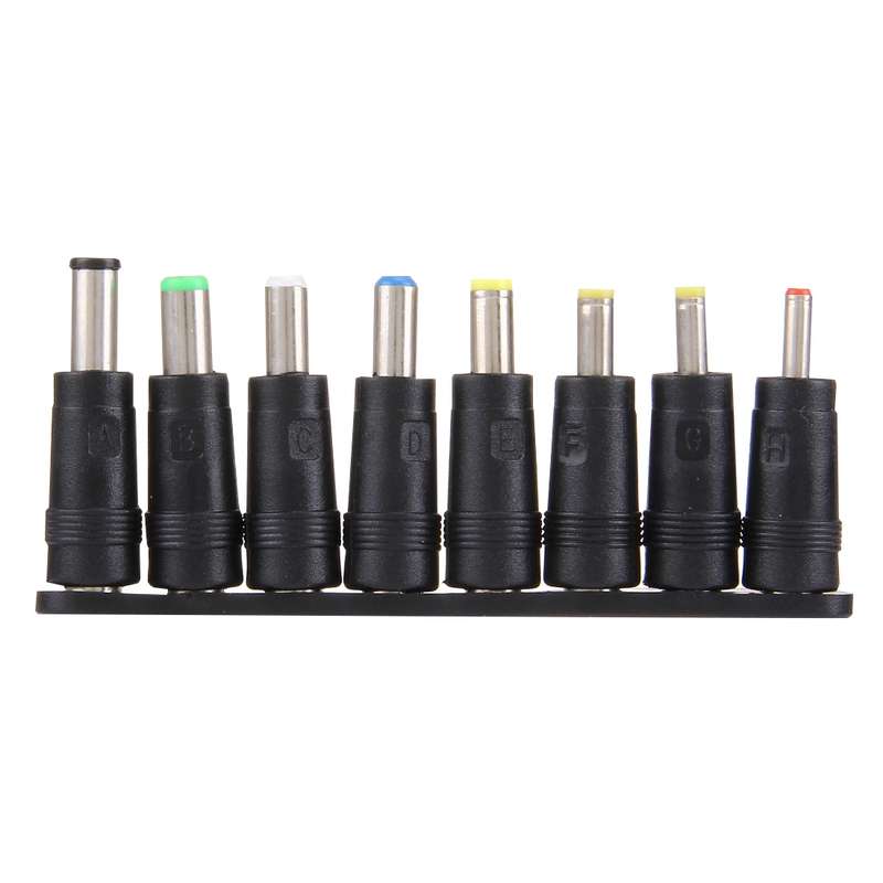 5.5x2.1mm Female to Multiple Male Interfaces 8 in 1 Power Adapters Set for HP / Sony / Acer / ASUS /