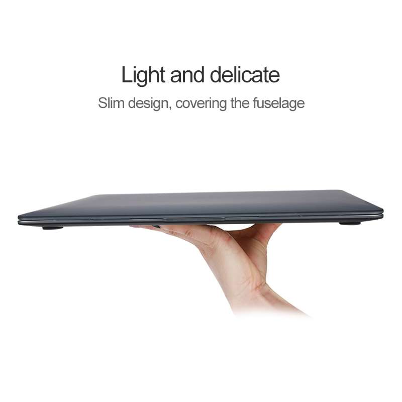 For Huawei MateBook 14 inch Shockproof Frosted Laptop Protective Case (Transparent)