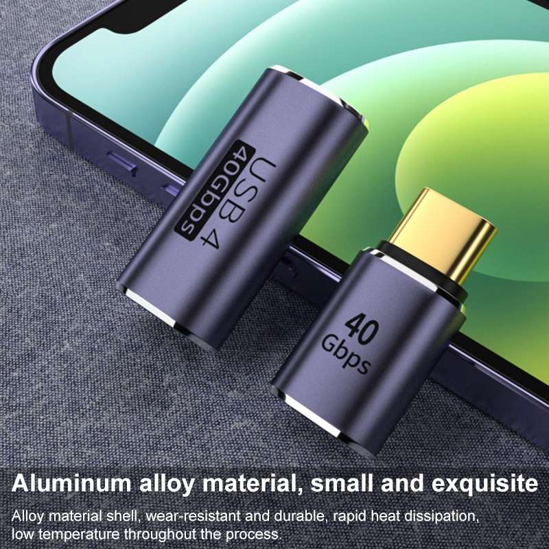40Gbps USB-C / Type-C 4.0 Male to Female Adapter