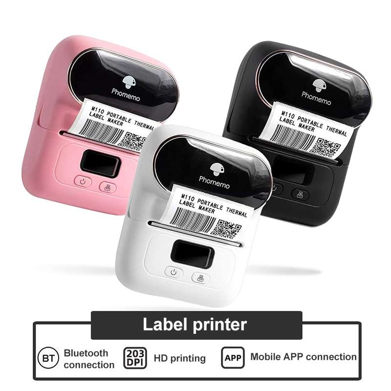Phomemo M110 Home Handheld Mini Bluetooth Thermal Printer (Orange)