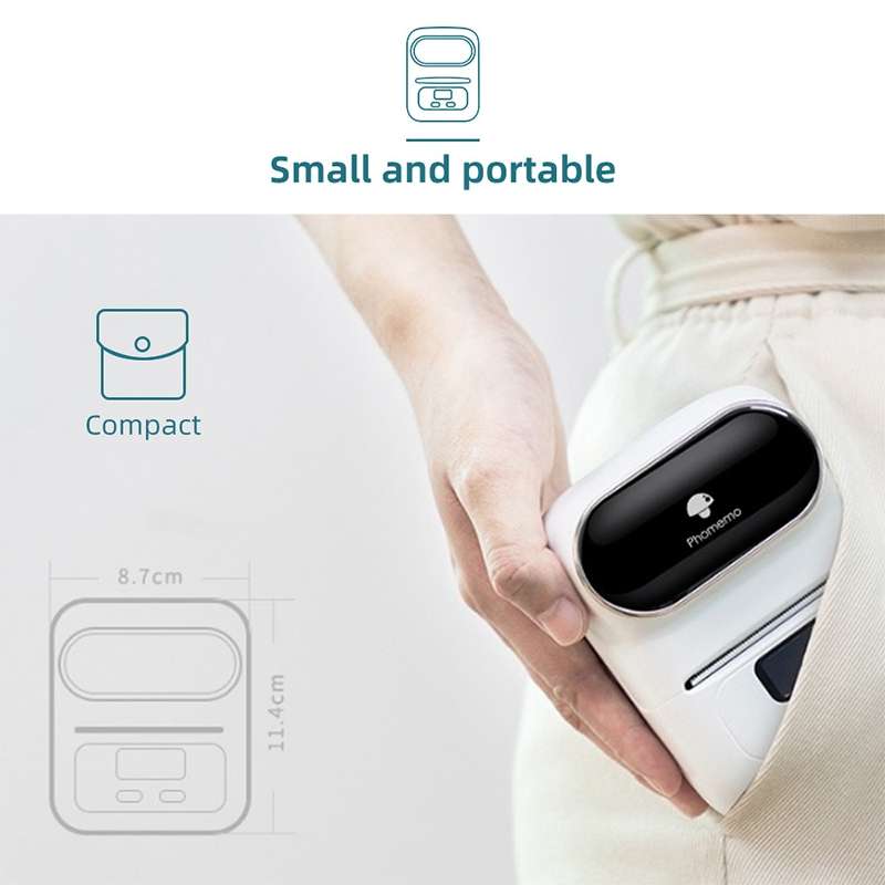 Phomemo M110 Home Handheld Mini Bluetooth Thermal Printer (Orange)