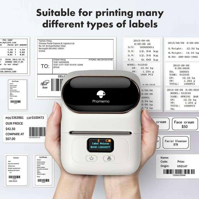Phomemo M110 Home Handheld Mini Bluetooth Thermal Printer (Orange)