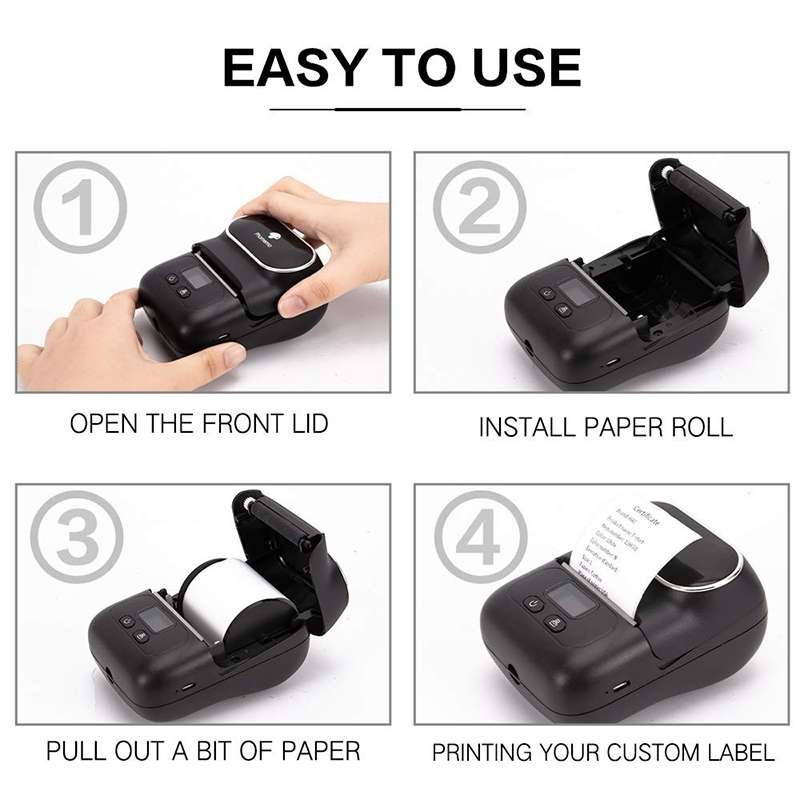 Phomemo M110 Home Handheld Mini Bluetooth Thermal Printer (Orange)