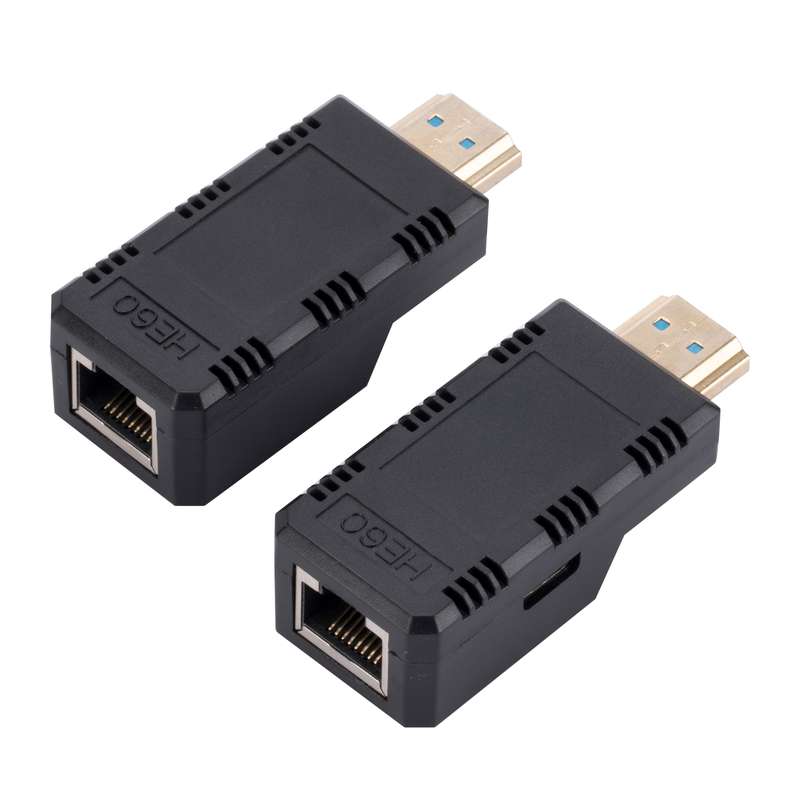 60m RJ45 to HDMI Network Extender, with Cable