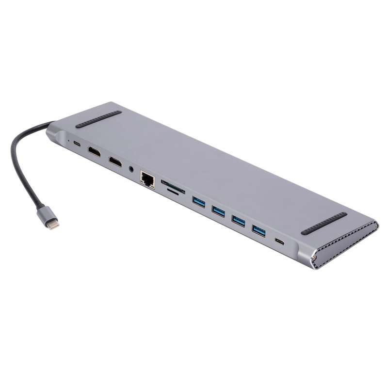 LS1094 12 in 1 Type-C to Dual HDMI Docking Station