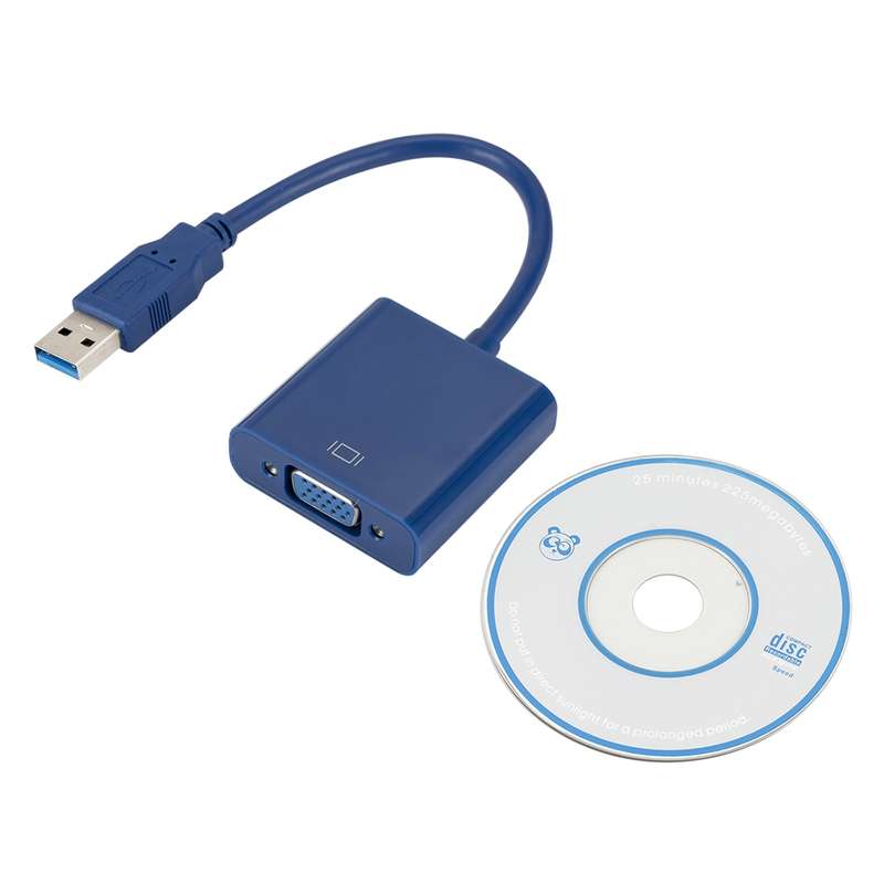 External Graphics Card Converter Cable USB3.0 to HDMI(Black)