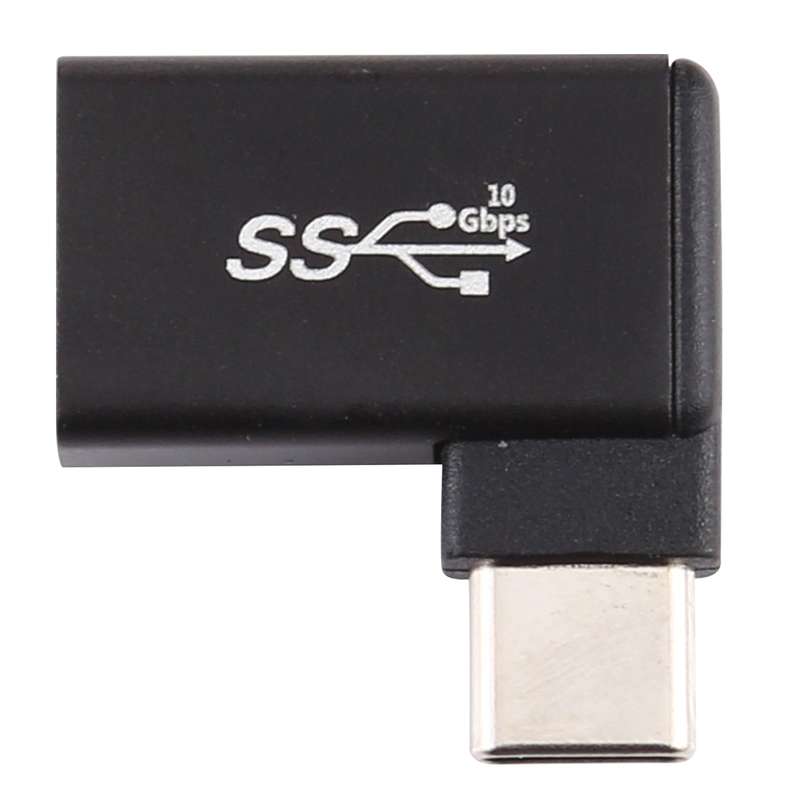 Type-C / USB-C Female to USB 3.0 Female Aluminium Alloy Adapter (Black)