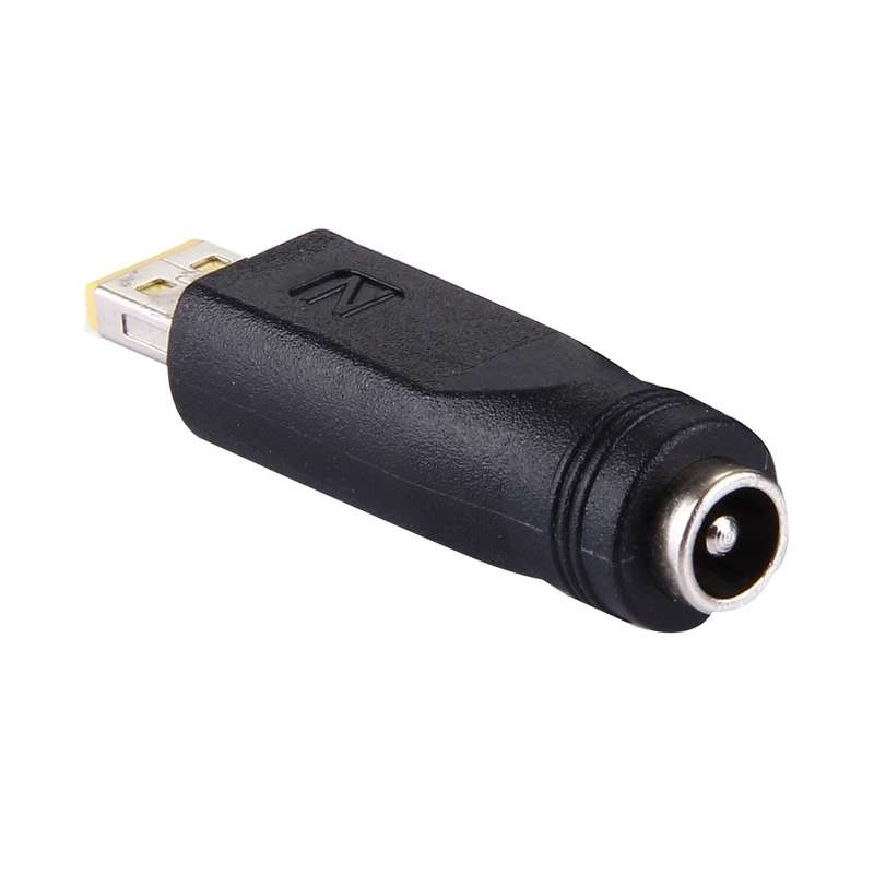 5.5x2.1mm Female to Small Square (Second Generation) Male Interfaces Power Adapters for Lenovo Lapto