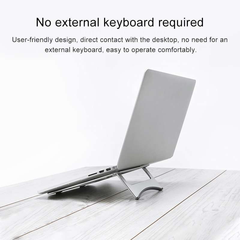 Aluminum Alloy Cooling Holder Desktop Portable Simple Laptop Bracket, Two-stage Support, Size: 21x26