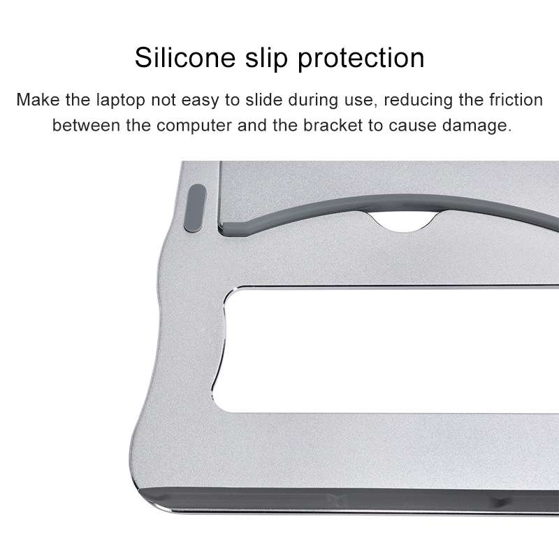 Aluminum Alloy Cooling Holder Desktop Portable Simple Laptop Bracket, Two-stage Support, Size: 21x26