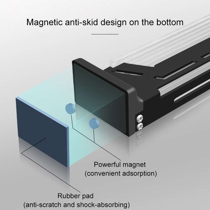 COOLMOON CM-GH2 5V ARGB GPU Holder (Black)