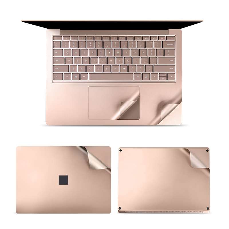 4 in 1 Notebook Shell Protective Film Sticker Set for Microsoft Surface Laptop 3 13.5 inch (Grey)