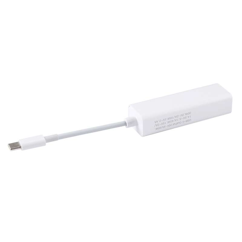 5 Pin MagSafe 2 Magnetic T-Tip Female to USB-C / Type-C Male Charge Adapter Converter for MacBook Pr