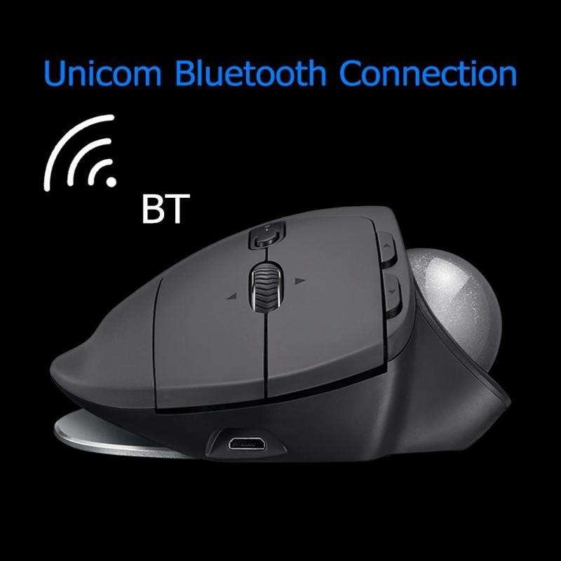 Logitech MX ERGO 440DPI Bluetooth + Unifying Dual-mode Wireless Trackball Optical Mouse(Black)