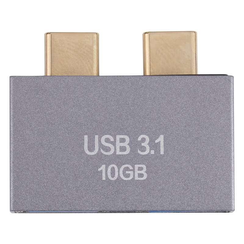 Female RJ45 3 in 1 Gigabit Network Splitter Cable Ethernet Network Coupler