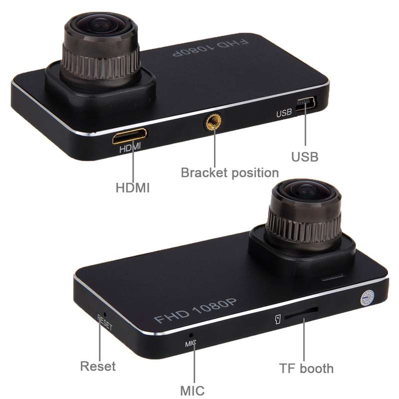 G636 2.7 inch Screen Display Car DVR Recorder, Support Loop Recording / Motion Detection / G-Sensor