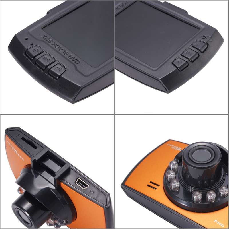 Generalplus 720P VGA 2.4 inch LCD Screen Display Car DVR Recorder, Support Loop Recording / Motion D