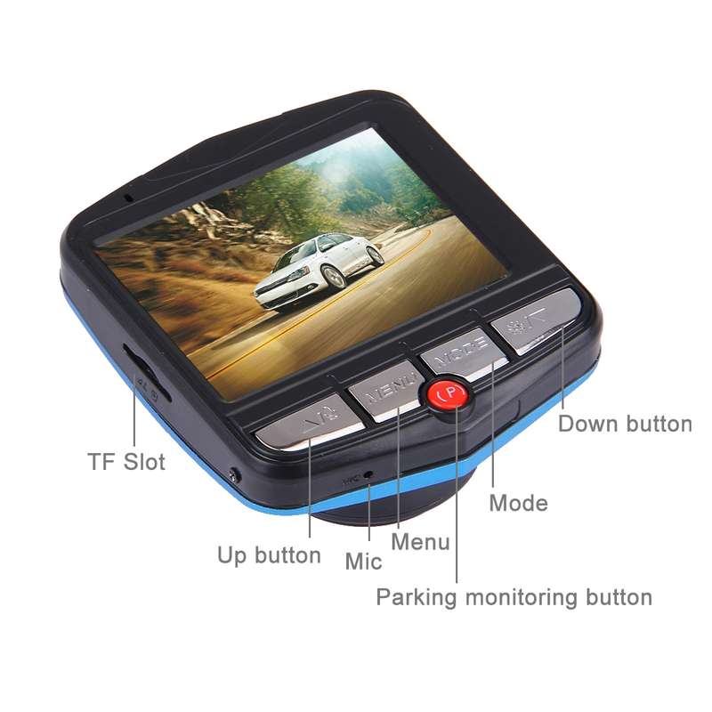 VGA 480P Car Camcorder DVR Driving Recorder Digital Video Camera Voice Recorder with 2.4 inch LCD Sc