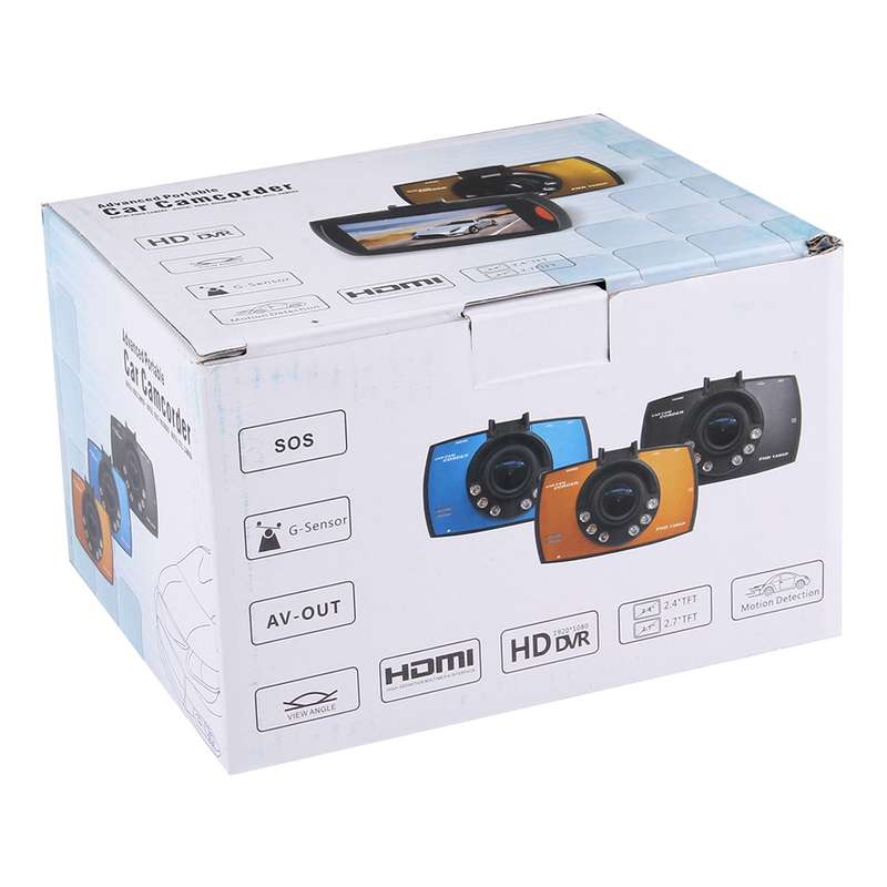 Car DVR Camera 2.7 inch LCD 480P 1.3MP Camera 120 Degree Wide Angle Viewing, Support Night Vision /