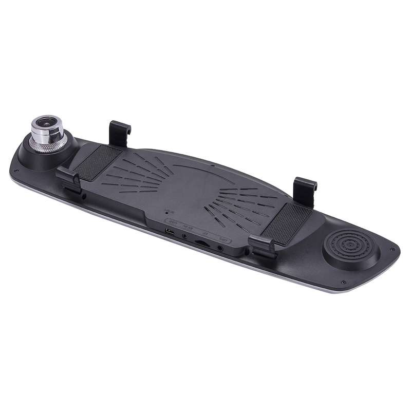 G835 HD 1080P 4.3 inch Screen Display Rearview Mirror Vehicle DVR, Generalplus 2248, 2 Cameras 170 D
