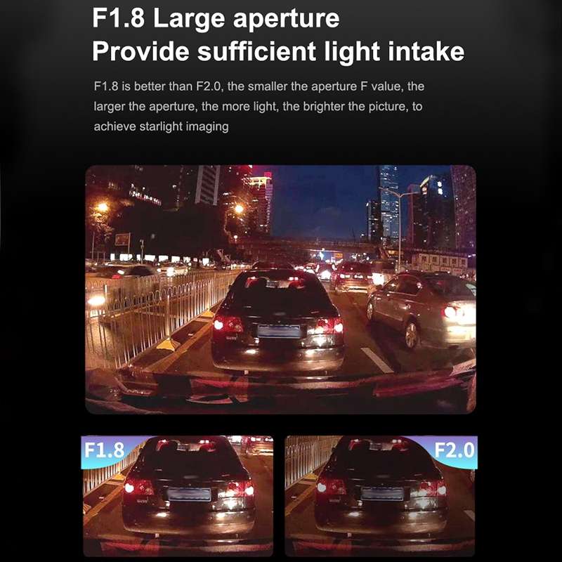 U06 2K Ultra HD Night Vision WiFi Car Driving Recorder Support Mobile APP
