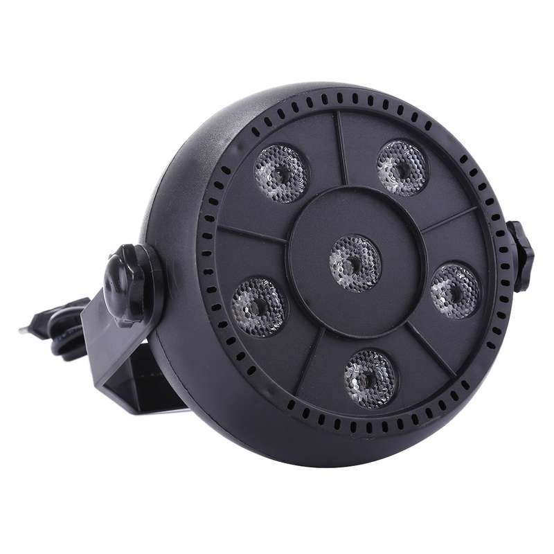 3W Colorful LED PAR Light , 6 LEDs Auto Run / Sound Control LED Stage Light, AC 85-260V, US/EU Plug