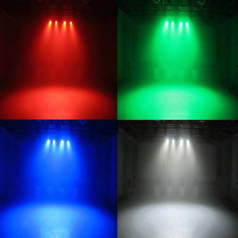 3W Colorful LED PAR Light , 6 LEDs Auto Run / Sound Control LED Stage Light, AC 85-260V, US/EU Plug