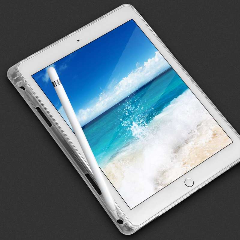 Transparent TPU Soft Protective Back Cover Case for iPad Pro 9.7 inch & iPad 9.7 (2018) & iPad 5 & 6