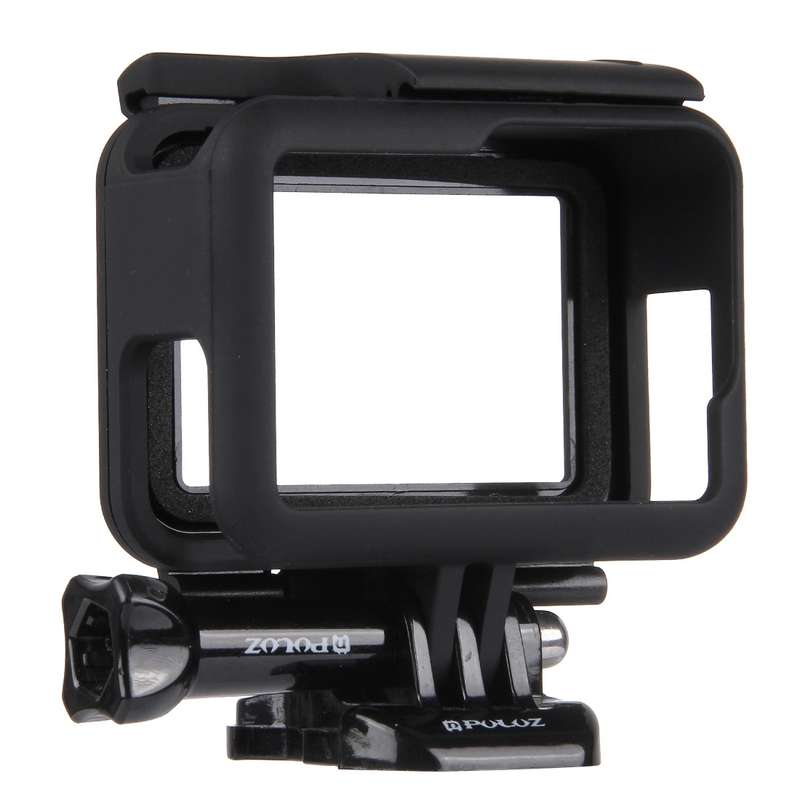 PULUZ ABS Plastic Housing Shell Frame Mount Protective Case Cage with Pedestal and Long Screw for Go