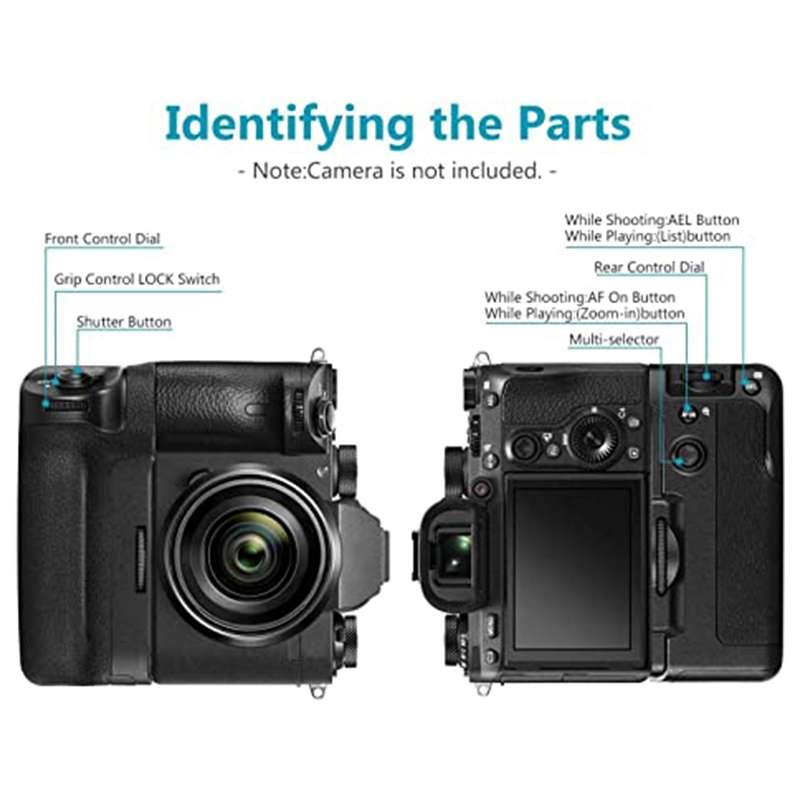 PULUZ Vertical Camera Battery Grip for Canon EOS 6D Mark II