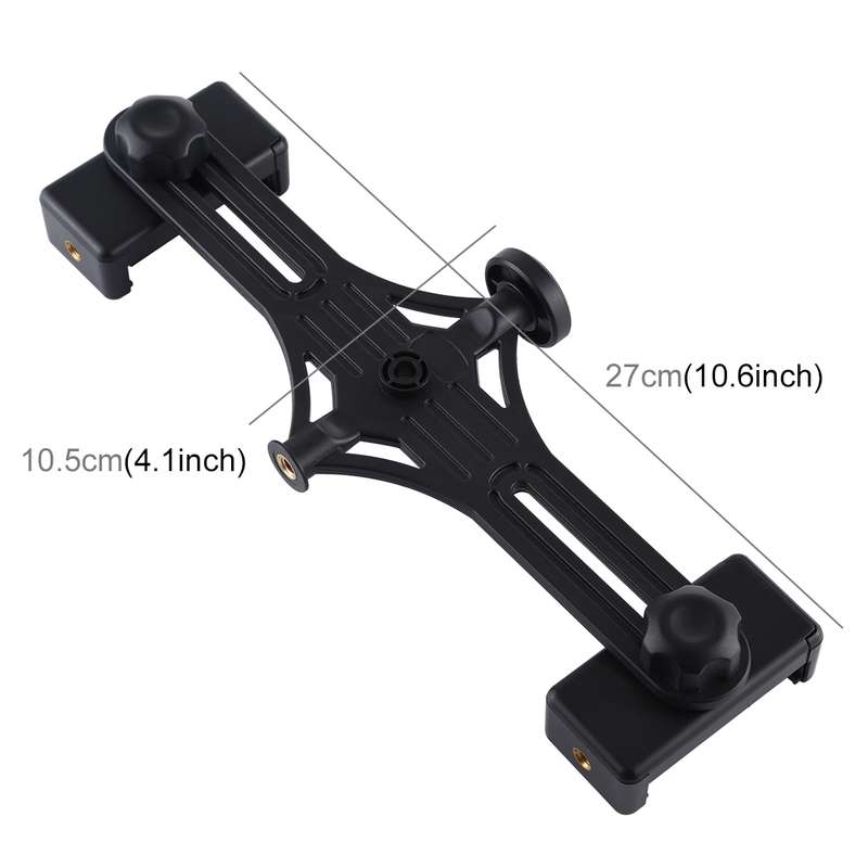 PULUZ Live Broadcast Dual Phone Brackets Horizontal Holder for iPhone, Galaxy, Huawei, Xiaomi, Sony