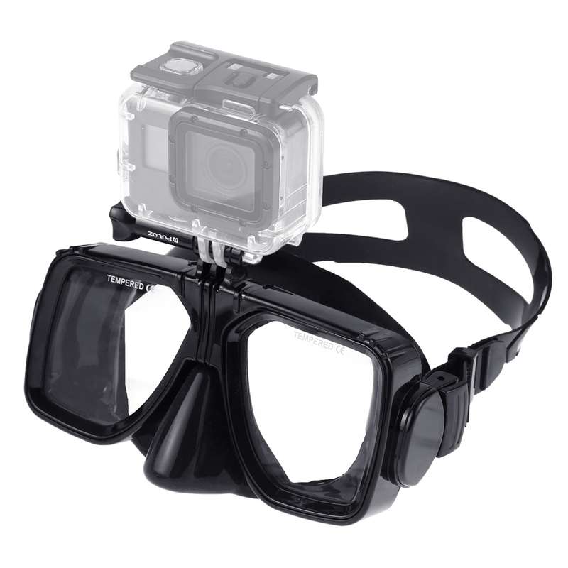 PULUZ Water Sports Diving Equipment Diving Mask Swimming Glasses for GoPro, Insta360, DJI and Other