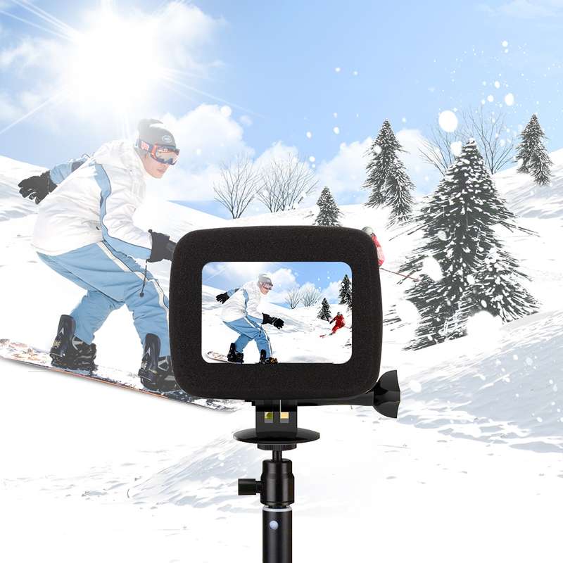 PULUZ for GoPro HERO8 Black Foam Windshield Housing Case(Black)
