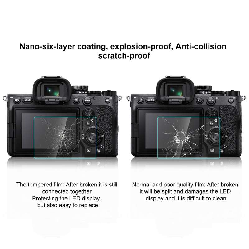 PULUZ 2.5D 9H Tempered Glass Film for Sony Alpha 7 IV / A7 IV / ILCE-7M4 / A7M4