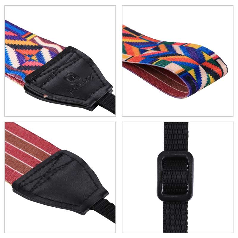 PULUZ Retro Ethnic Style Multi-color Series Shoulder Neck Strap Camera Strap for SLR / DSLR Cameras