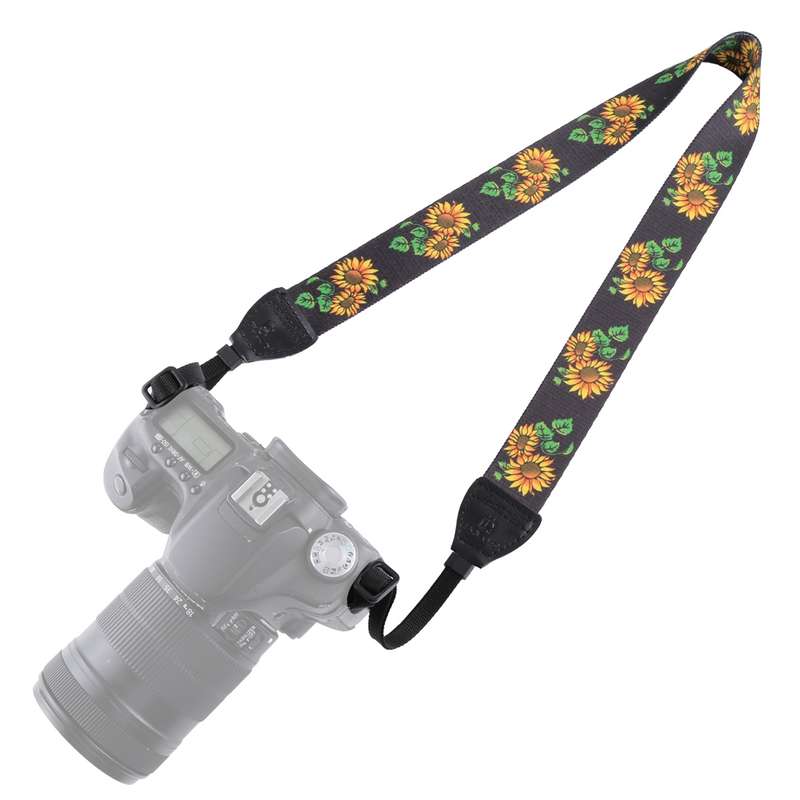 PULUZ Retro Ethnic Style Multi-color Series Butterflies Shoulder Neck Strap Camera Strap for SLR / D