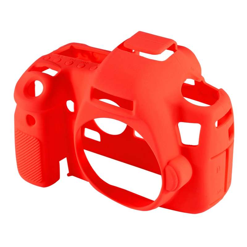 PULUZ Soft Silicone Protective Case for Canon EOS 6D(Red)