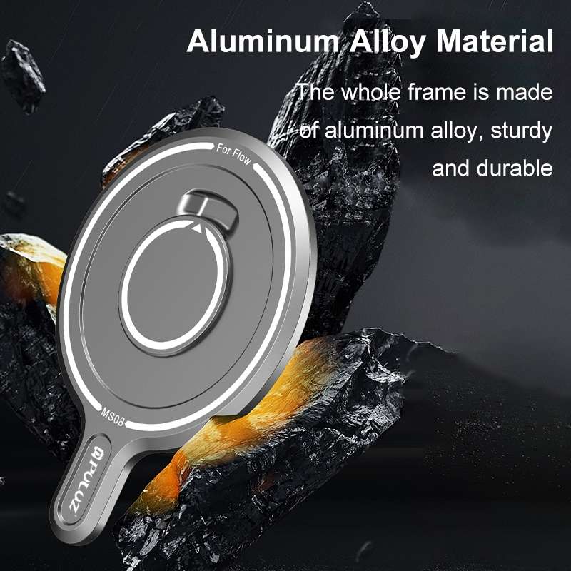 PULUZ For Insta360 FLow Gimbal Magnetic MagSafe Adapter Phone Holder (Silver)