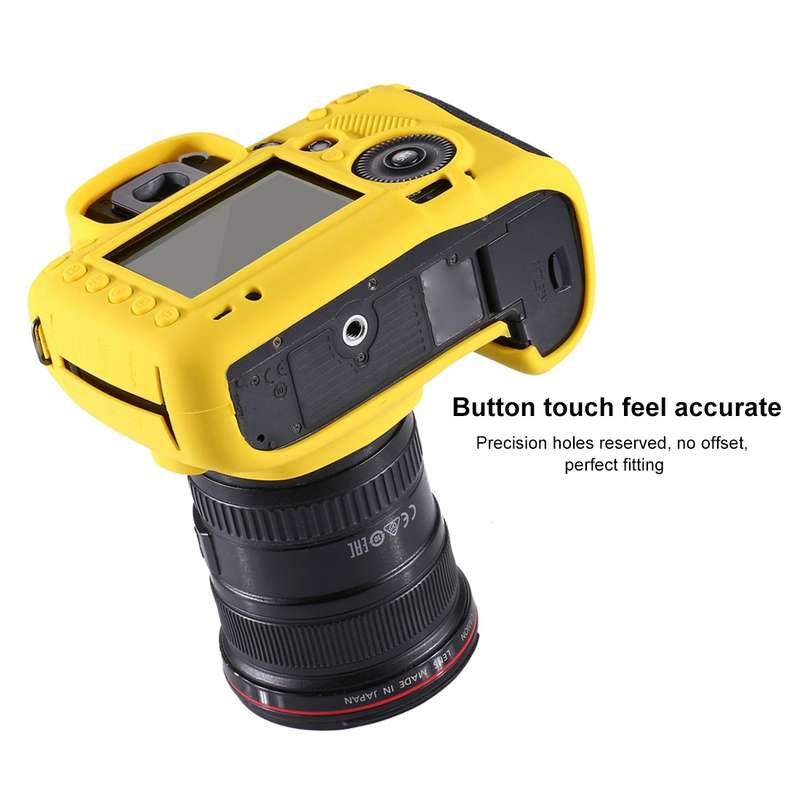 PULUZ Soft Silicone Protective Case for Canon EOS 5D Mark IV(Black)