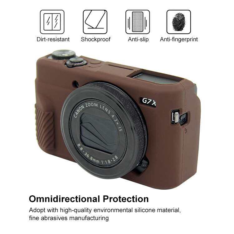 PULUZ Soft Silicone Protective Case for Canon EOS 5D Mark IV(Black)