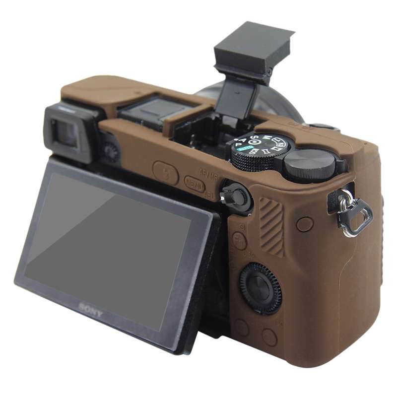 PULUZ Soft Silicone Protective Case for Sony ILCE-6300 / A6400(Camouflage)