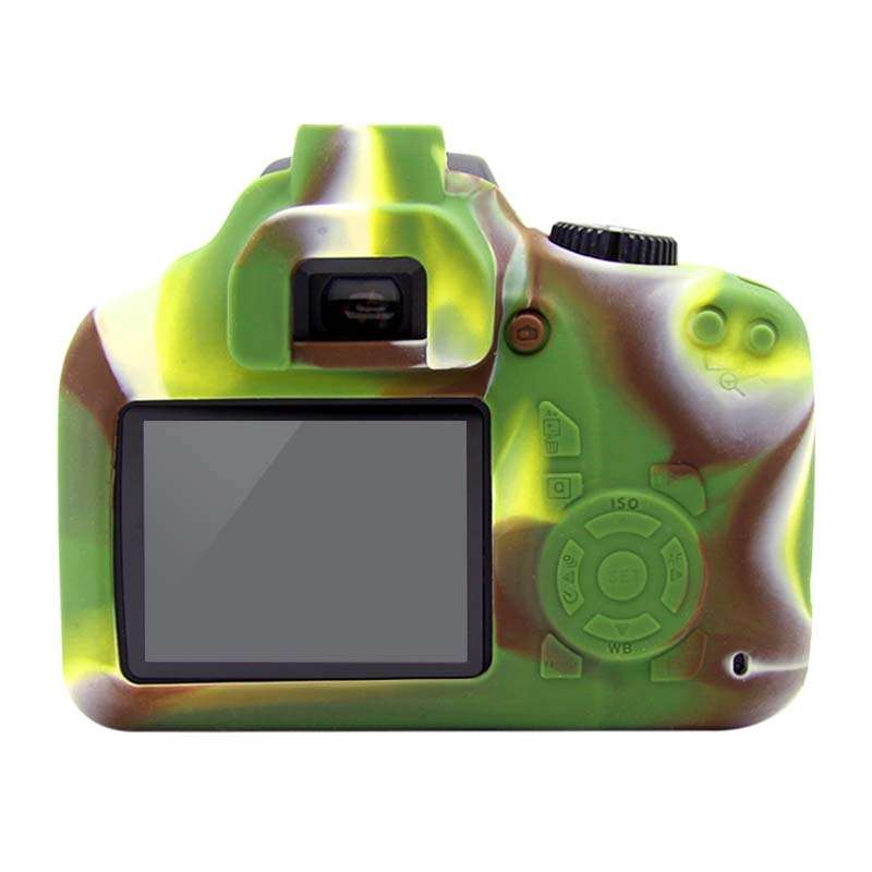 PULUZ Soft Silicone Protective Case for Canon EOS 3000D / 4000D(Camouflage)