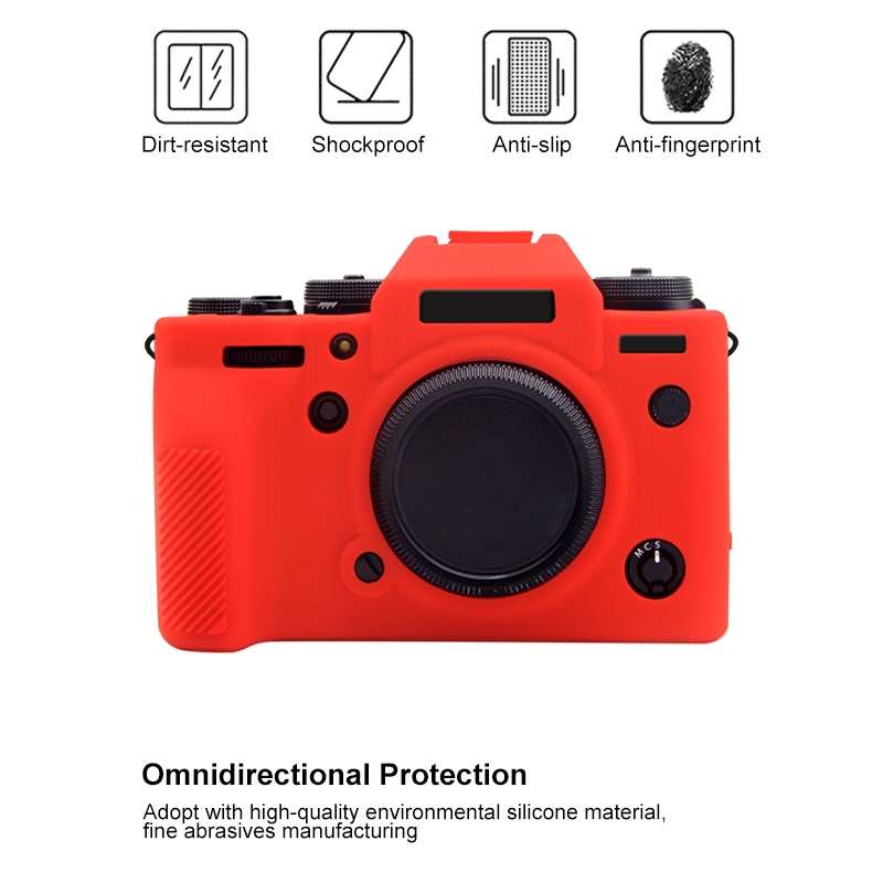 PULUZ Soft Silicone Protective Case for Fujifilm X-T4(Black)